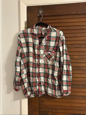 Wondershop Red, Green & Blue Plaid Button-Up Shirt